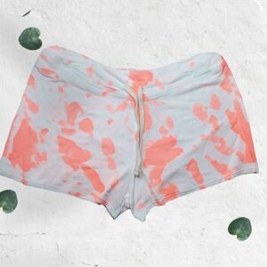 New Sundry TieDye Lightweight Loungewear Drawstring Waist Shorts, Size 3